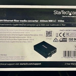 Startech Gigabit Ethernet Fiber Media Converter